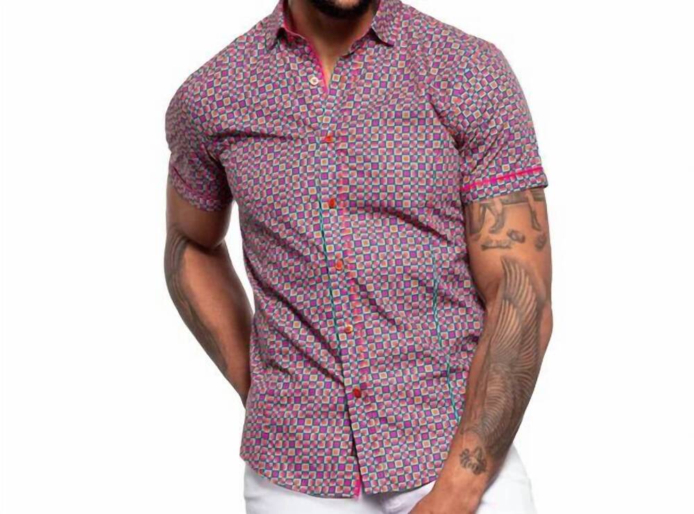 NEW EIGHT X tippa my tongue short sleeve shirt in pink
